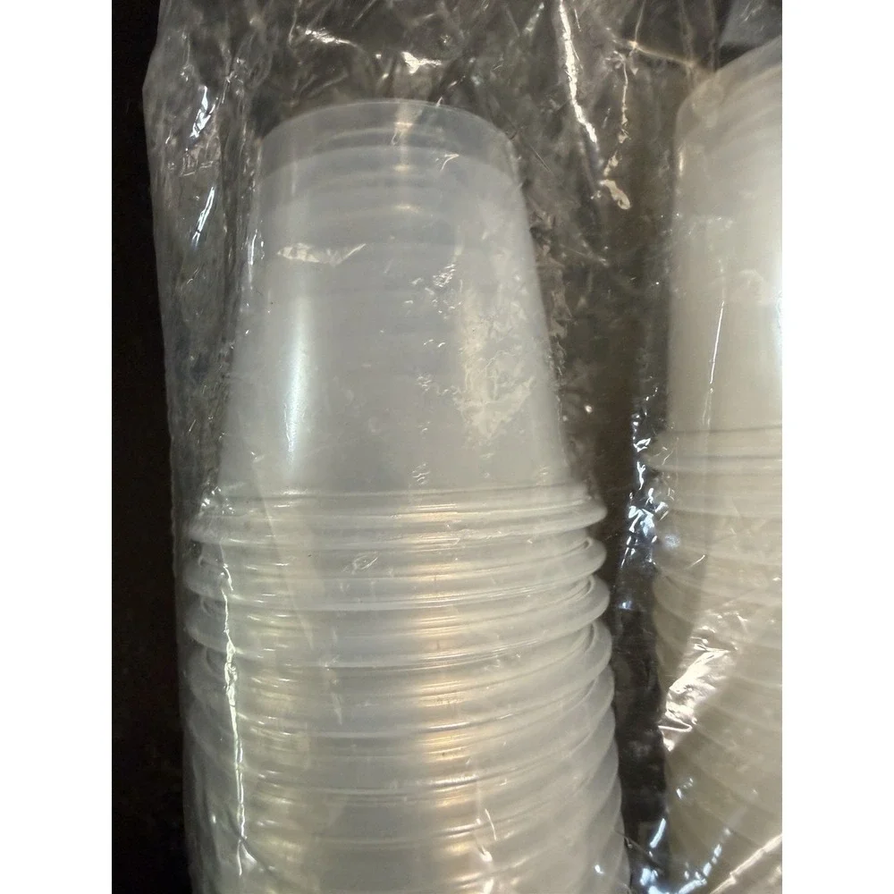 SOLO Clear Plastic Portion Cups 1.25 oz TS125 Lot of 300 Cups New Sealed